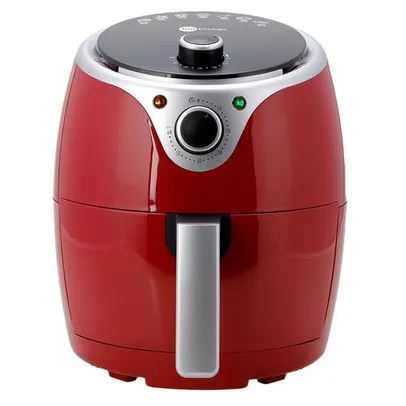 [AME R$119] Fritadeira Elétrica Air Fryer sem óleo 3,5L Vermelha Fun Kitchen