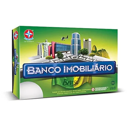 Jogo Banco Imobiliário Brasil Brinquedos Estrela