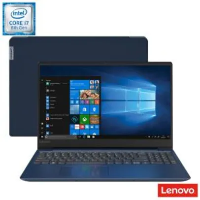 Notebook Lenovo Intel® Core™ i7-8550U, 8GB, 1TB, Tela de 15,6'', AMD Radeon™ 535, Azul, Ideapad 330S - 81JN0002BR - R$3028