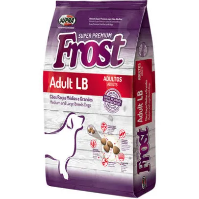[Assinantes] Ração Seca Supra Frost Adult LB Cães Adultos Raças Grandes 15kg | R$140