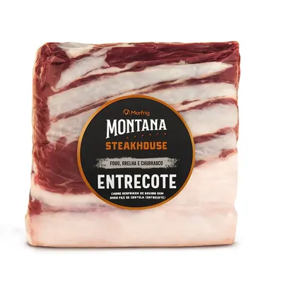 [Regiões selecionadas] Entrecôte Filé de Costela Bovino Resfriado MONTANA 1,2kg R$34