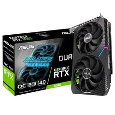 KaBuM! - Placa de Vídeo Asus NVIDIA GeForce DUAL RTX3060 O12G V2, 15 Gbps, 12GB GDDR6, Ray Tracing, DLSS - 90YV0GB2-M0NA10