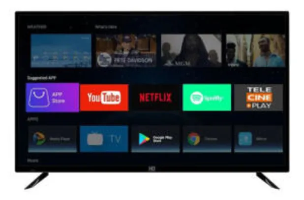 Smart Tv Led 43 Hq Ultra Hd 4k - R$1599