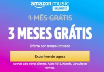 3 MESES GRÁTIS AMAZON MUSIC UNLIMITED