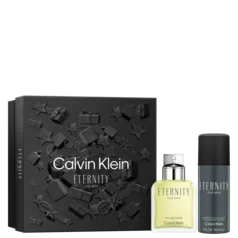 (PERFUME) Eternity for Men Calvin Klein Masculino - Eau de Toilette 100ml + Desodorante Spray 150ml