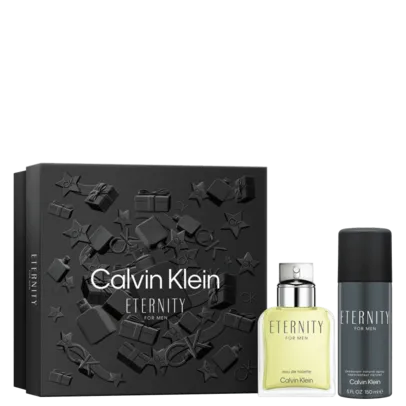 (PERFUME) Eternity for Men Calvin Klein Masculino - Eau de Toilette 100ml + Desodorante Spray 150ml