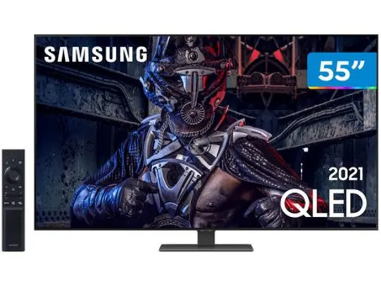 (CUPOM + MAGALUPAY) Smart TV 55” 4K QLED Samsung 55Q80A