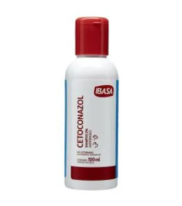 [PRIME] Shampoo Antifúngico Ibasa Cetoconazol para Cães e Gatos 100ml | R$27