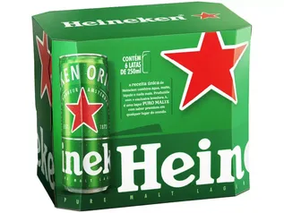 (Leve 5 pague 4) Cerveja Heineken - 6 Unidades Lata 250ml ($2,80)