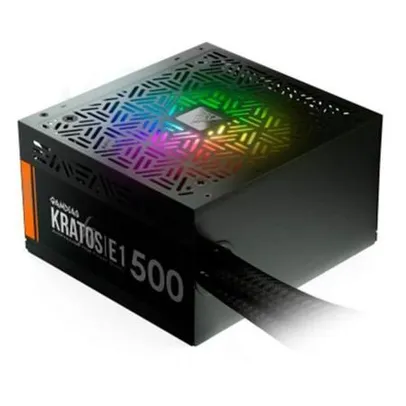 Fonte Gamdias Kratos E1 500 Watts RGB | R$280