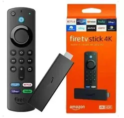 Amazon Fire Tv Stick 4K Com Controle Remoto Por Voz Com Alexa