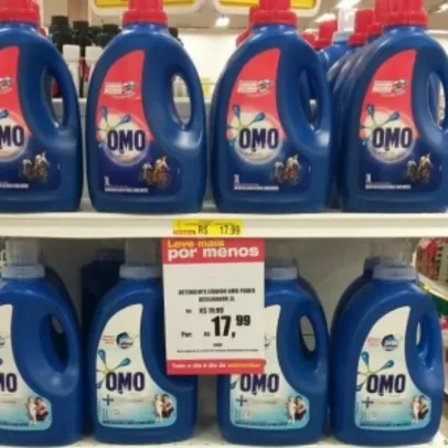[Americanas] Detergente Líquido Omo Poder Acelerador 3L - R$ 17,99