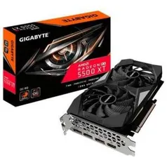 Placa de Vídeo Gigabyte AMD Radeon RX 5500 XT OC 8GB | R$1.560