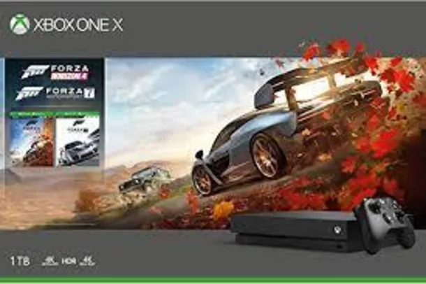 Console Xbox One X 1TB - Forza Horizon 4 + token digital Forza Horizon 4 LEGO Speed Champions