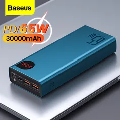 Carregador Baseus PD 65W 20000mAh 