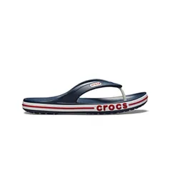 Chinelo crocs bayaband flip navy/pepper