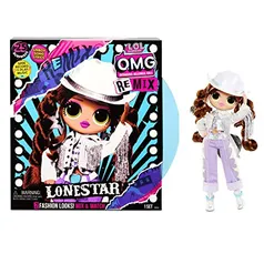 L.O.L. Surprise! Lol Surprise Omg Remix Lonestar Fashion Doll, Toca Música Com Roupa Extra