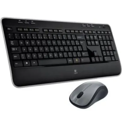 Teclado e Mouse Logitech MK520 Sem fio Tecnologia Unifying, Incurve Keys, ABNT 2 - R$148