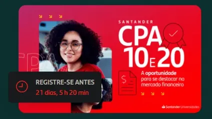 Curso Santander  Santander CPA-10 e CPA-20 Edição 2024