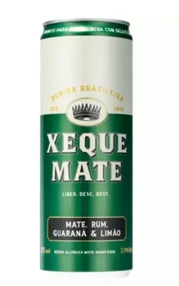 Bebida Mista Xeque Mate Mate Rum Guaraná e Limão 355ml