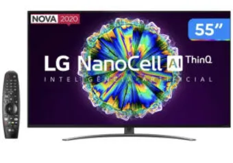 Smart TV 4K NanoCell IPS 55” LG 55NANO86SNA - Wi-Fi Bluetooth HDR Inteligência Artificial 4 HDMI