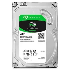 HD Seagate BarraCuda, 4TB, 3.5´, SATA - ST4000DM004 - R$ 619