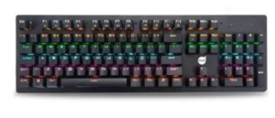 Teclado Gamer Dazz Orion, RGB, Switch Gateron Blue, ABNT2 | R$169