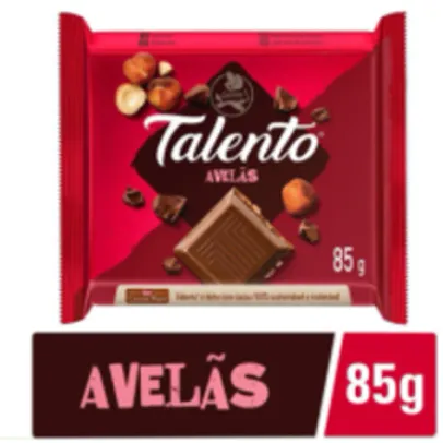 Chocolate Talento ao Leite com Avelãs 85g [acima de 10 Unidades]