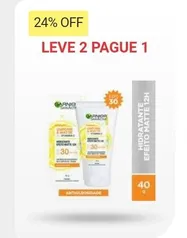 Leve 2 pague 1 Para toda a linha Garnier facial