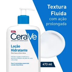 (AME R$42,69) Loção Hidratante Corporal Com Textura Fluida Cerave 473ml