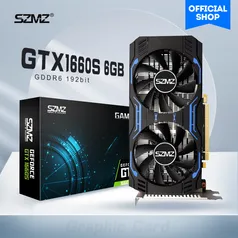 Placa de vídeo NVidia Geforce GTX 1660 Super 6gb SZMZ