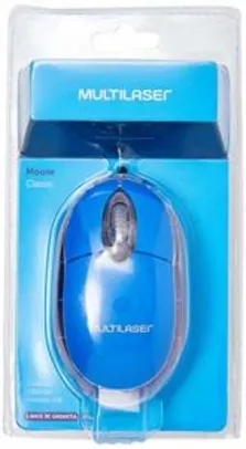 Mouse Classic 800 DPI USB MO001, Multilaser - R$11