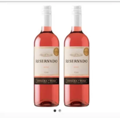 Kit Vinho Rosé Chileno Cabernet Sauvignon Concha Y Toro Reservado 750ml - 2 garrafas