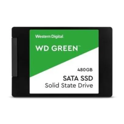 [AME R$323] SSD WD Green 480GB 545MB/s WDS480G2G0A WESTERN DIGITAL