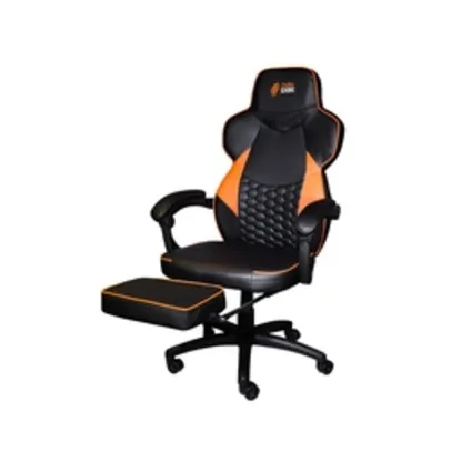 (AME/SC R$71) Cadeira Gamer GC301 - Preto/Laranja