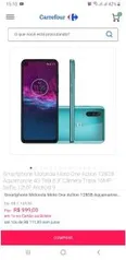 Smartphone Motorola One Action 128GB | R$1000