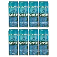 Cerveja Patagonia Weisse Lata Sleek 350ml - 8 Unidades