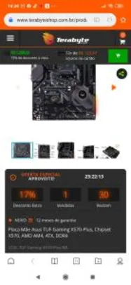 Placa Mãe Asus TUF Gaming X570-Plus - R$1289