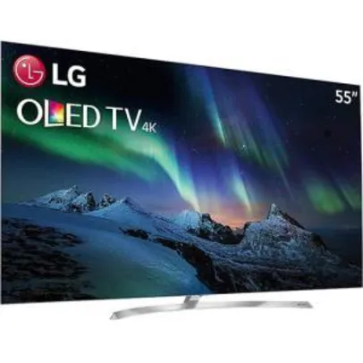 Smart TV OLED 55" LG OLED55B7P Ultra HD 4K Premium com Conversor Digital Wi-Fi integrado 3 USB 4 HDMI com webOS 3.5 Sistema de Som Dolby Atmos - R$ 5444