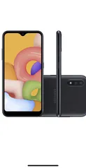 [App/1ª compra] Samsung A01- Preto 32 GB Memória 2GB RAM |R$491(apenas para novos usuários)