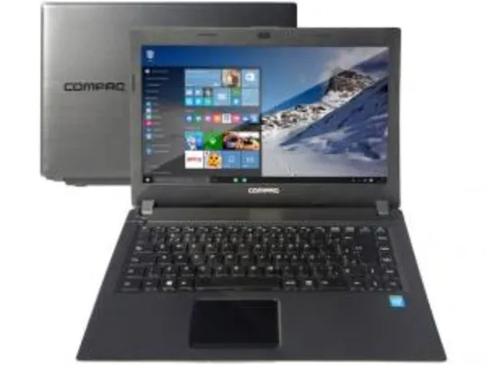 Notebook Compaq Presario CQ23 Intel Dual Core 2,16 Ghz - 4GB Ram DDR3 500GB LED 14” Windows 10 Por R$ 1022,91