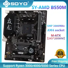 Placa mãe AMD SOYO B550M