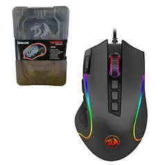 Mouse Gamer Redragon Predator RGB M612-RGB, Preto