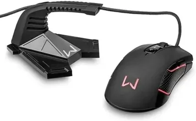 Suporte Mouse Warrior Bungee Wally Preto - AC342