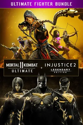 Mortal Kombat 11 Ultimate + Injustice 2 Ed. Lendária Xbox One e Series S|X |R$180