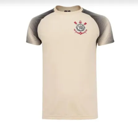 Camisa Masculina Corinthians Timao Grant Creme SPR - G e GG