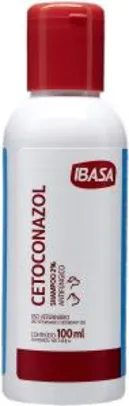 Shampoo Antifúngico Ibasa Cetoconazol para Cães e Gatos 100ml | R$35
