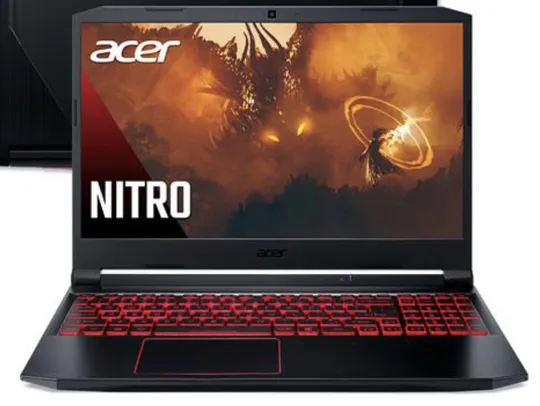 Notebook Acer Nitro (Ryzen 5 4600H /GTX 1650/ 16GB DDR4 3200MHz) Endless OS | R$4.600