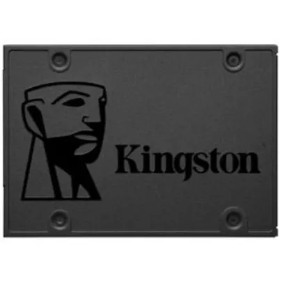 SSD Kingston 2.5´ 120GB A400 SATA III Leituras: 500MBs / Gravações: 320MBs - SA400S37/120G - R$ 99,90