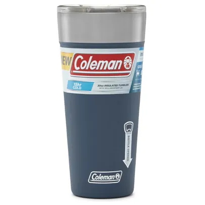 [Ame R$99] Copo Térmico De Cerveja Inox C/abridor Azul 591ml - Coleman